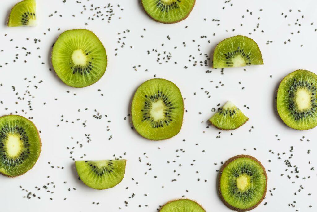 Fiche ingrédient Kiwi - superfood super aliment - designed by Freepik