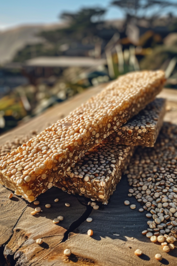 Recette de Barres Quinoa Soufflé Croquantes - Superfood - AI-generated