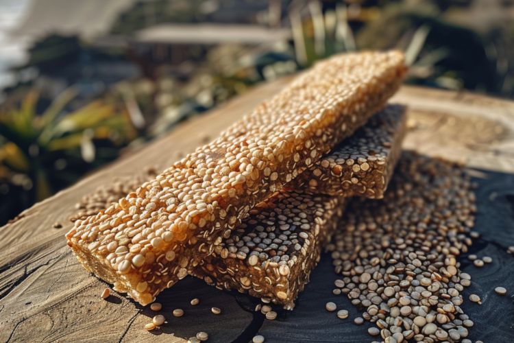 Recette de Barres Quinoa Soufflé Croquantes - Superfood - AI-generated
