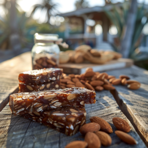 Recette de Barres énergétiques aux Amandes et aux Dattes - AI generated