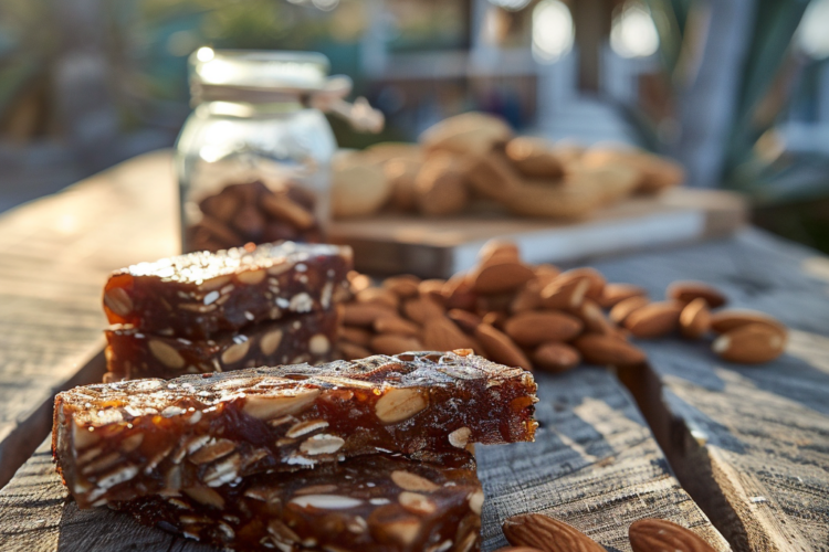 Recette de Barres énergétiques aux Amandes et aux Dattes - AI generated