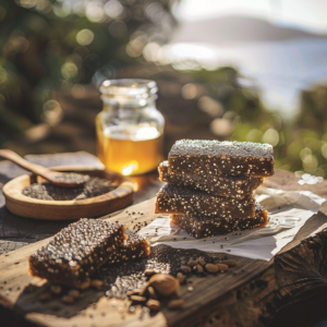 Recette de barre énergétique aux graines de chia et au miel