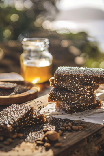 Recette de barre énergétique aux graines de chia et au miel