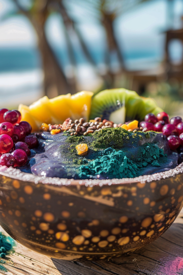 Recette de Bol d'Açaï à la Spiruline - AI generated
