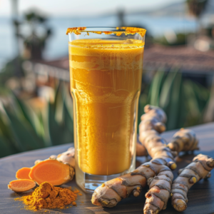 Recette de smoothie curcuma et gingembre - AI generated