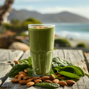 Recette de Smoothie Amandes et Épinards - AI generated