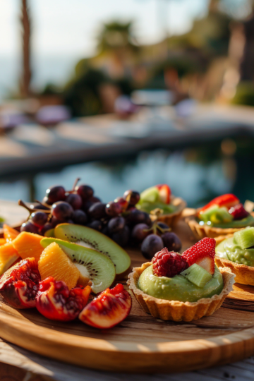 Recette de tartelettes Fruits et Crème d'Avocat - AI generated