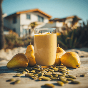 Smoothie Graines de Courge et Poire - AI generated