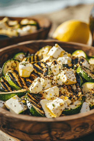 Recette de la Salade de Courgettes Grillées et Feta