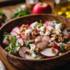 Recette de Salade de Radis, Pommes et Chèvre Frais - AI generated