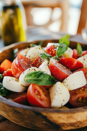 Recette de la Salade tomates et mozzarella - AI generated